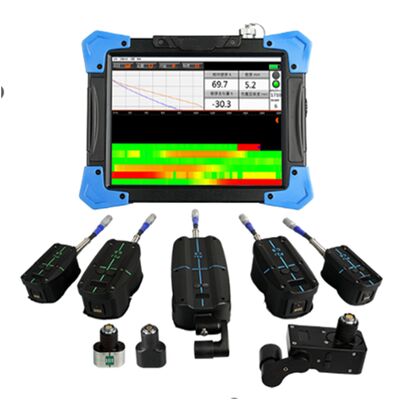 Instrument de détection d'épaisseur de paroi de tuyau métallique hors de la couche de revêtement par courants de Foucault pulsés pour inspection en service HEF-17B