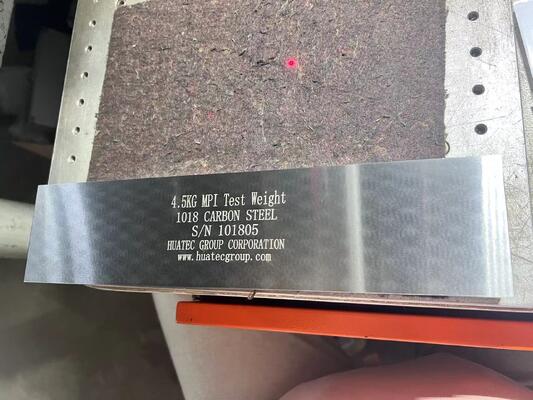 Barre d'essai de levage de poids pour joug magnétique d'inspection