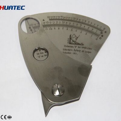 Portable Multi-Function Fan Shape Welding Gauge for Fillet, Undercut and Gap Measurement