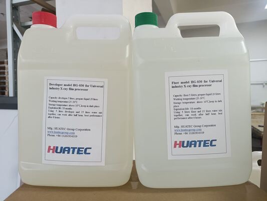 Développeur et fixateur pour film radiographique industriel HUATEC D5 & D7