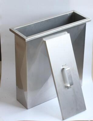 Réservoir industriel de développement de films en acier inoxydable NDT pour chambre noire