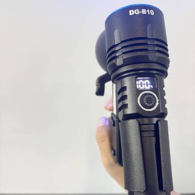 DG-B10 365nm UV lampe de poche pulvérisée peut gérer la monture de l'aviation Aluminium 12 LED noyau Fluorescent Penetrant Inspection Pulvérisation pistolet support