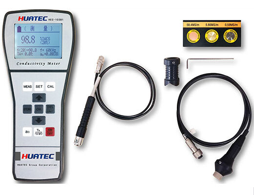 Compteur de conductivité numérique conçu avec des fréquences commutables de phase Eddy 60KHz et 500KHz