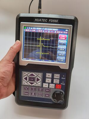 HUATEC FD560 Détecteur de défauts numérique portables à ultrasons avec sensibilité 120 dB et protection IP65 pour les essais NDT