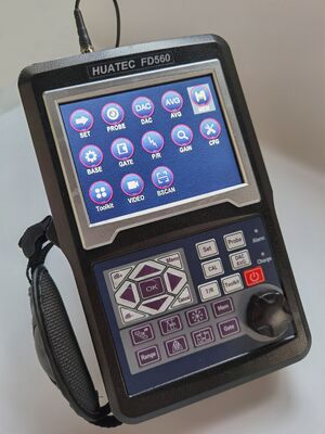 HUATEC FD560 Détecteur de défauts numérique portables à ultrasons avec sensibilité 120 dB et protection IP65 pour les essais NDT