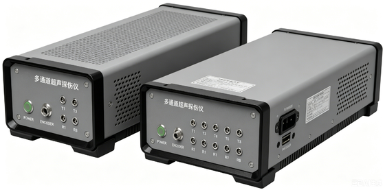 Séries HFD-UT Détecteur de défauts à ultrasons multicanal Module de base Communication réseau Équipement de développement secondaire