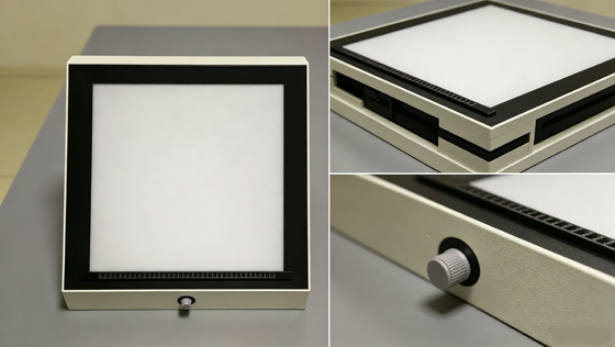 HFV-700D Vueur de film industriel à haute uniformité Mitsubishi Panneau acrylique 7000-12000cd/m2 Boîte de vision NDT réglable de luminosité