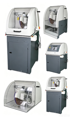 HC-350A Grande coupeuse métallographique verticale Roue de meulage Laboratoire Machine de découpe d'échantillons métalliques non métalliques