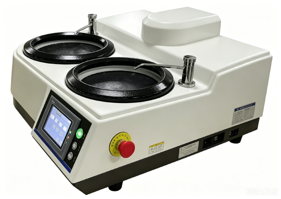 HPA-2SE Machine de polissage de broyage métallographique à double disque à écran tactile PLC Équipement de préparation des échantillons