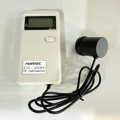 Radiomètre UV compact à longueurs d'onde multiples sondes à faible éclairage 9V à batterie