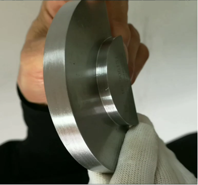 Bloc d'étalonnage UT de type CC de 1,0" et de 2,0" de rayon de cisaillement et de distance d'onde d'étalonnage de référence pour détecteur de défauts à ultrasons