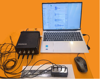 Tableau de détection de défauts industriel à ultrasons HFD-2000 Gigabit Ethernet Transmission de données en temps réel C-Scan Module de surveillance en ligne de mesure d'épaisseur