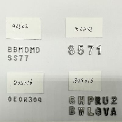 Accessoires CND Lettres et chiffres en plomb pour radiographie (paquet de 100 pièces)