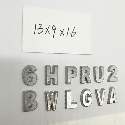 Lettre de tête de rayons X de A à Z TPE à face plate Accessoires de détecteur de défauts industriels de rayons X