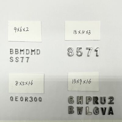 Lettre de tête de rayons X de A à Z TPE à face plate Accessoires de détecteur de défauts industriels de rayons X