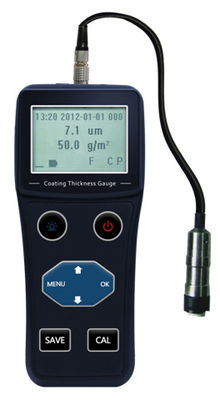 TG-6101 Testeur de l'épaisseur et du poids du revêtement portable F/N sonde magnétique non magnétique