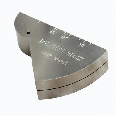 Bloc d'étalonnage AWS-DSC UT, onde de cisaillement, sensibilité de Distance, angle de réfraction, indice de faisceau, calibrage, test ultrasonique, bloc de référence