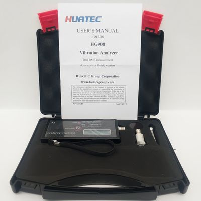 HG-908 4 Paramètres Version métrique Véritable analyseur de vibrations de mesure RMS