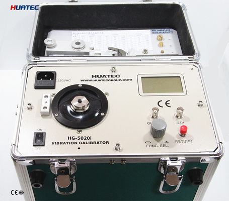 Calibrateur de vibration HG-5020i avec plage de fréquences de 10 Hz à 1280 Hz et affichage numérique pour le déplacement de vitesse d'accélération