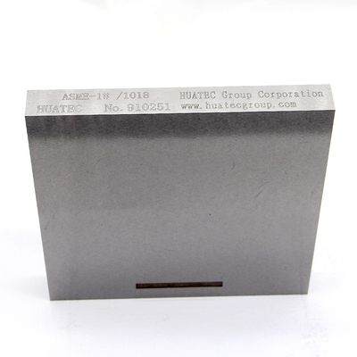 L'essai standard sifflent non le bloc de calibrage d'Asme Ut