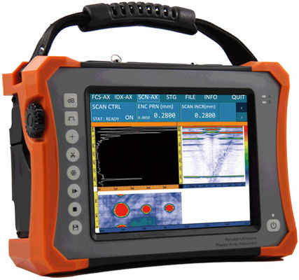 Détecteur à réseaux de dipoles de faille 64 de ch Hpa-500 de détecteur ultrasonique à réseaux de dipoles portatif de faille